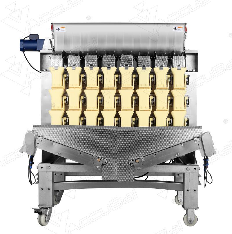 6头刮斗粘稠食品组合称