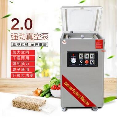 机械版DZ-400/2ES单室带充气真空包装机 全自动食品包装机批发