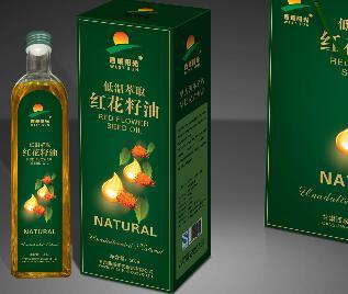 红花籽油礼盒（500ml ×  2瓶）