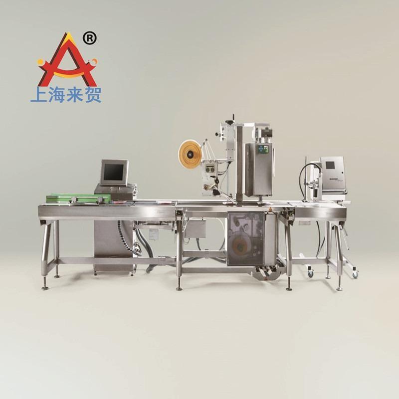 来贺即印即贴贴标机多种产品包装