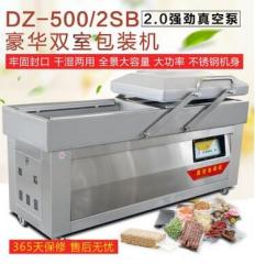  DZ-500/2SB双室真空包装机 食品真空充气包装机 恒隆厂家直销