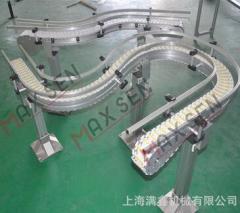 上海厂家特价供应S形柔性链输送机/180度转弯柔性链