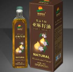 亚麻籽油普通装礼盒（500ml ×  2瓶）