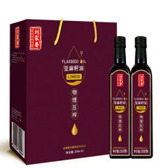 刘家香亚麻籽油500mlx2瓶