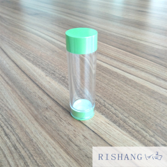 50ml细圆柱塑料**食品级胶囊粉剂海参虫草保健品瓶