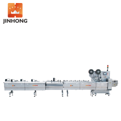 JH-Z1221 horizontal flow packaging machine for chocolate bar candy bakery food