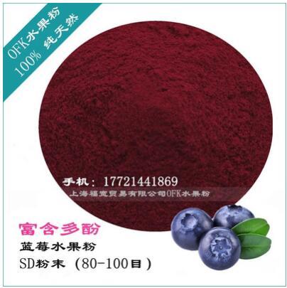 台湾进口OFK蓝莓水果粉固体饮料原料