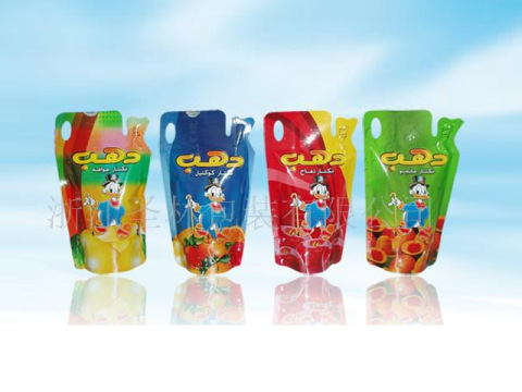 包装袋、饮料袋、自立袋、内置吸管专利袋