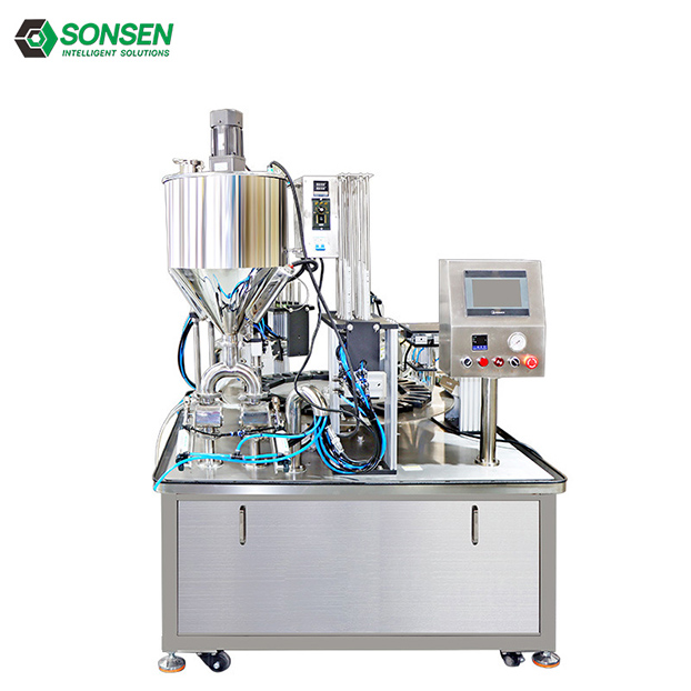 全自动蜂蜜勺灌装封口机