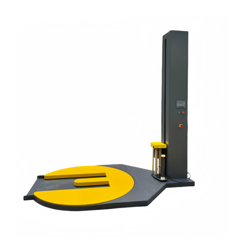 M型缠绕膜打包机 托盘打包机 川字型托盘裹膜机 包装机 无需加斜坡 手推车可上货缠绕膜打包机