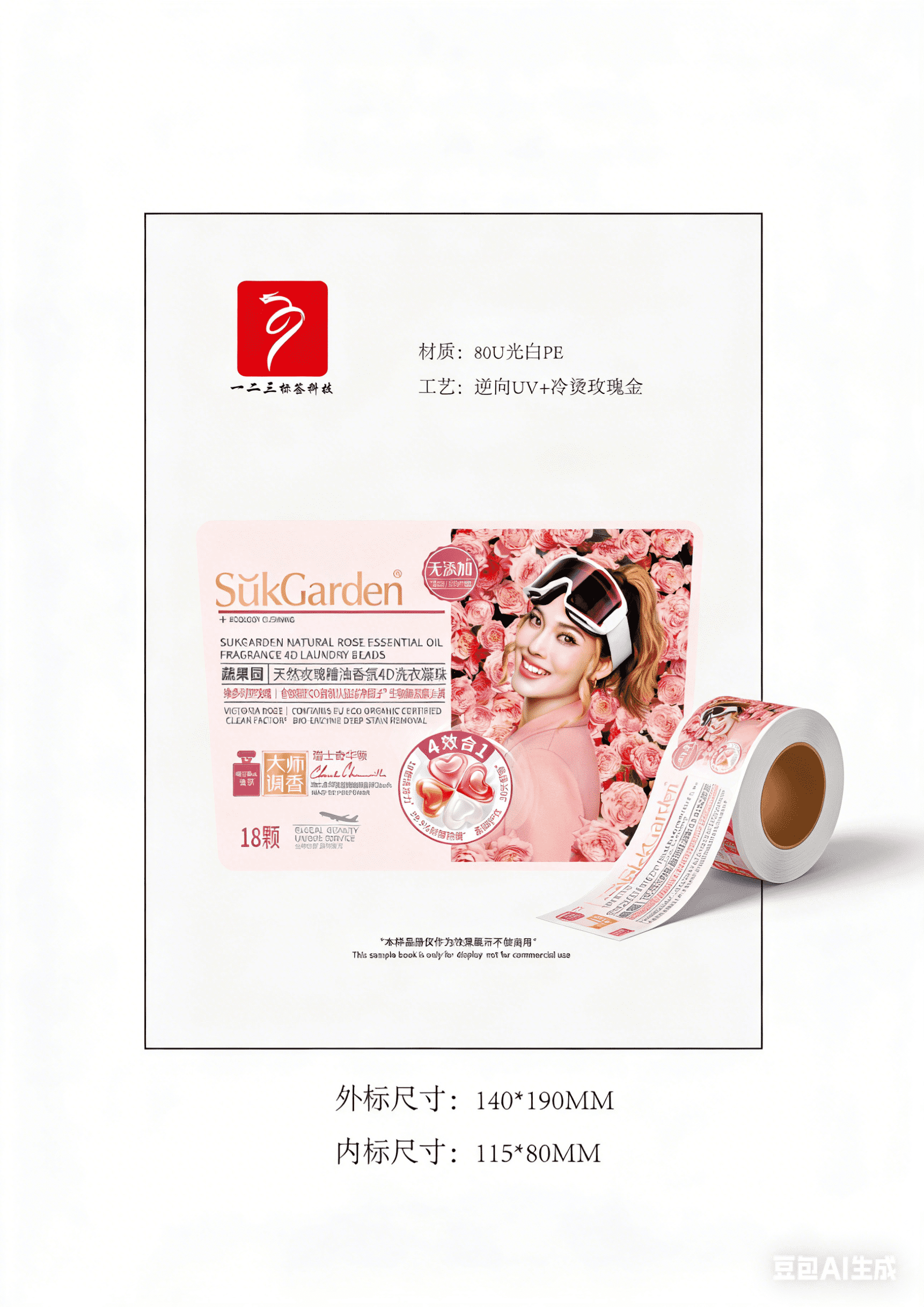 洗衣凝珠标签