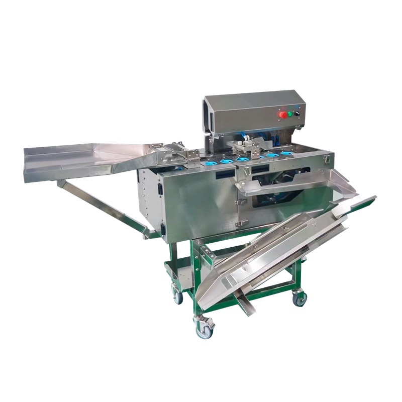 Single-row egg knocking machine 2700 eggs per hour efficient egg processing equipment egg white egg liquid separation