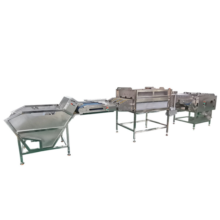 egg knocking machine production line egg cleaning drying sterilization light inspection egg white egg yolk separation double-track three-row production line