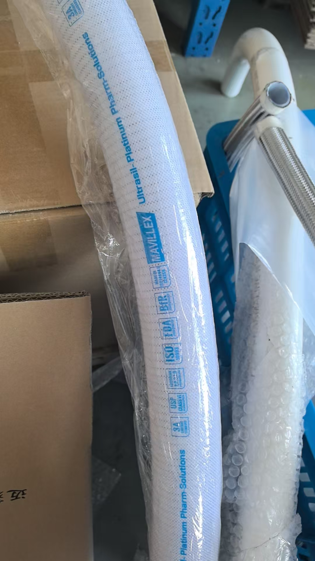 Platinum cured silicone hose