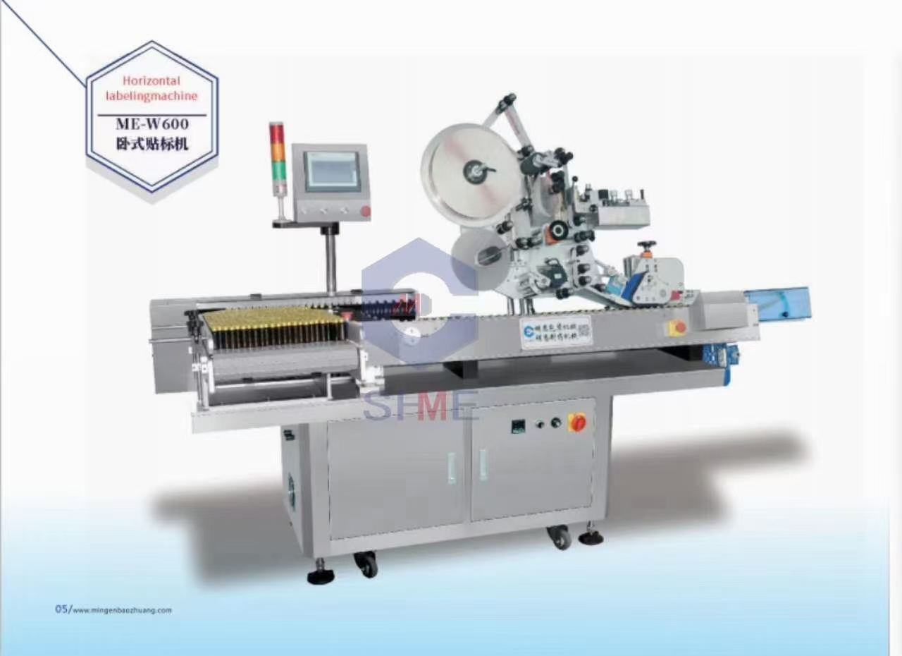 High speed horizontal labeling machine