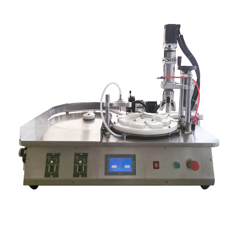 Fully automatic bench-top oil-water chemical beverage packaging machine with PLC control