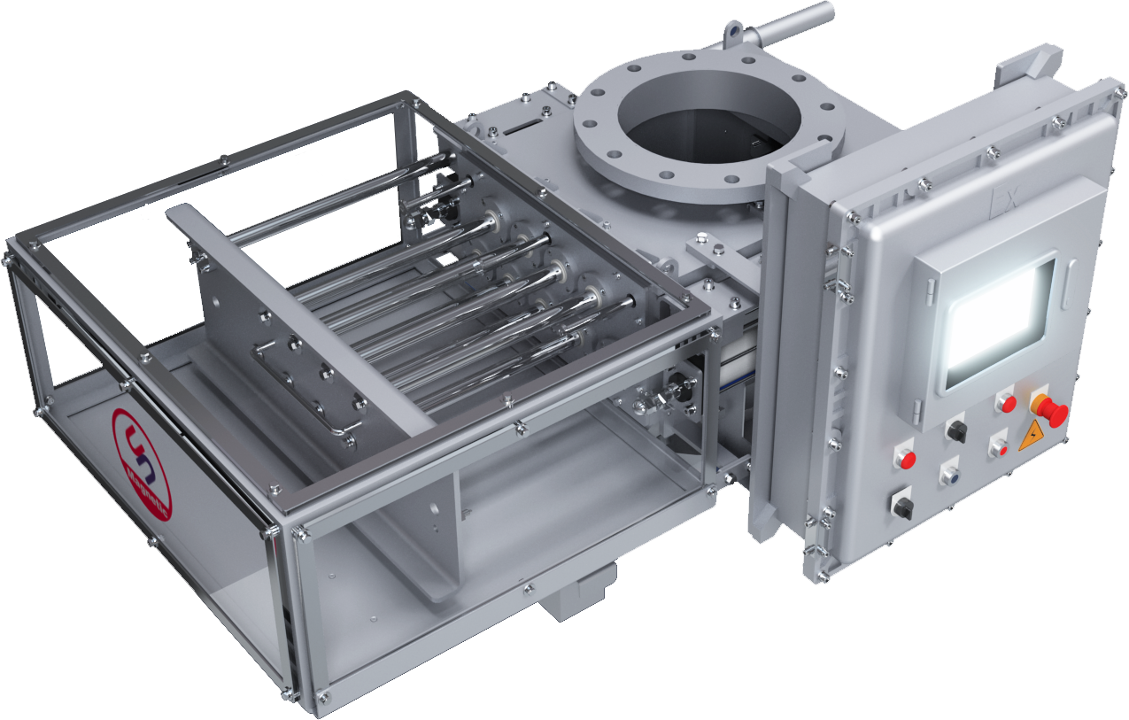 Drawer Magnetic Separator - Pneumatic version