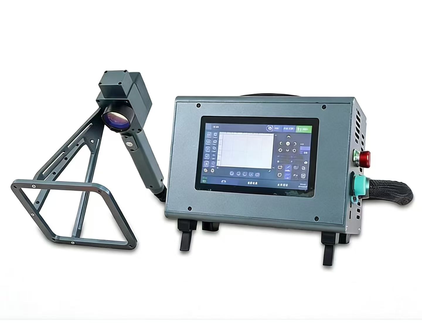 hand-held laser code sprayer