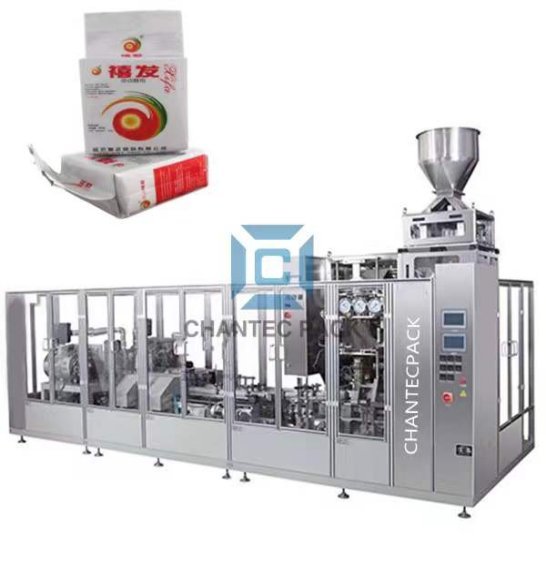 Hexahedral vacuum packaging machine yeast powder coffee powder coffee beans ZB500N fast speed stable operation
