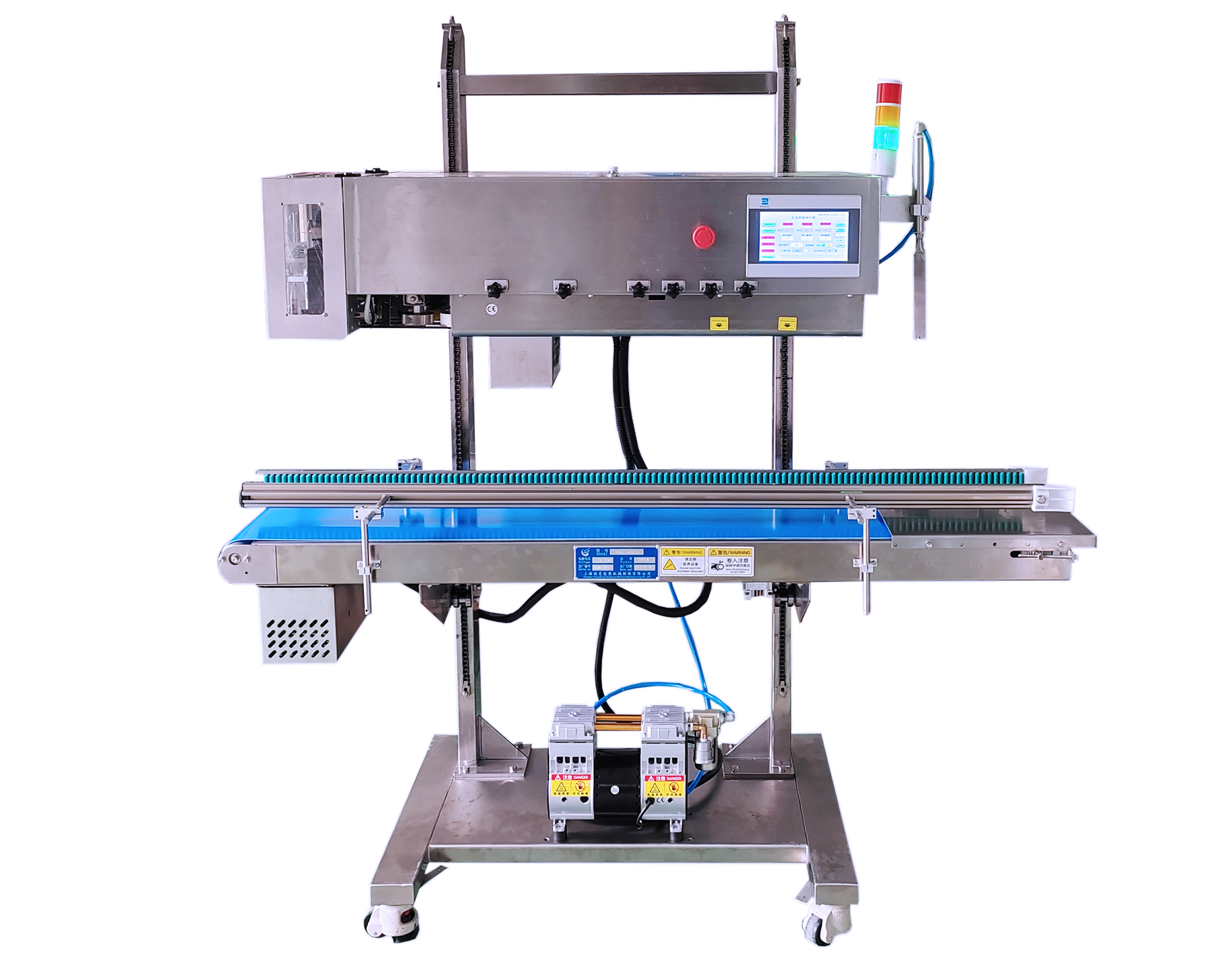 Vertical continuous sealing machine